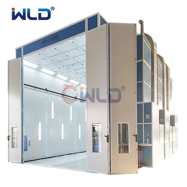 Bus Paint Booth With 3D Lifter